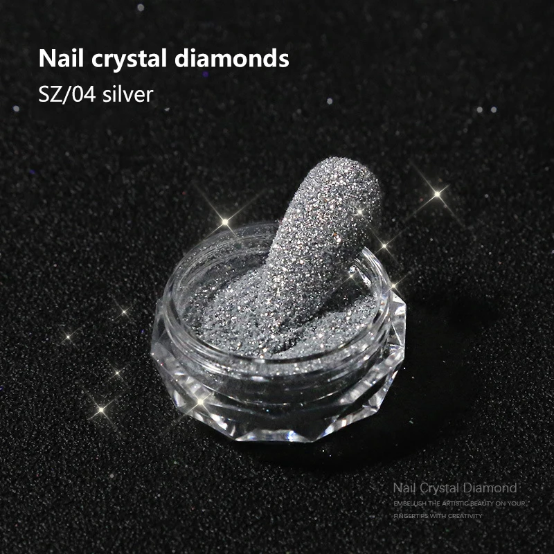 

Nail Art Glitter Rose Gold Colors Sandy Powder Nails Sequins Pigment Flakes Dust 3D Shiny Sparkles Decorations