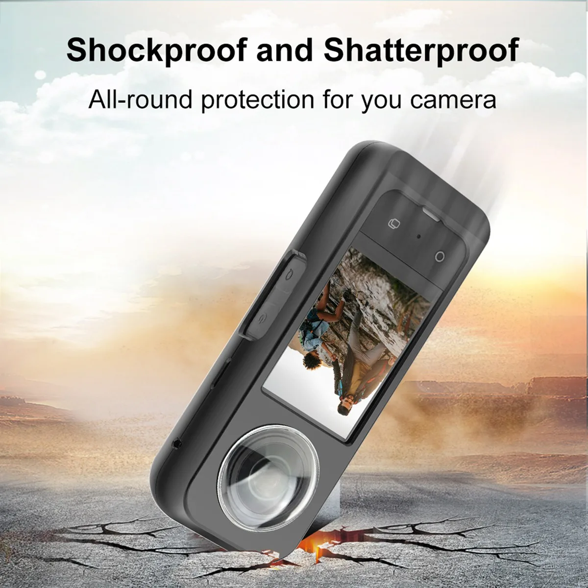 

PULUZ for Insta360 X3 Metal Protective Case Rabbit Cage with Lens Protection Mirror
