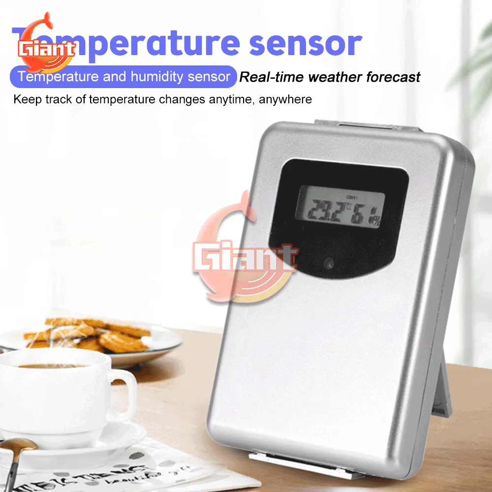 

433MHz RF Remote Digital Wireless Weather Station with Forecast Temperature Digital Thermometer Hygrometer Humidity Sensor