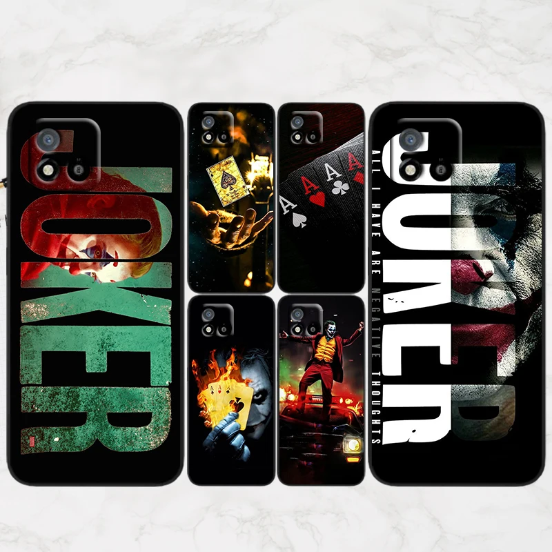 

Anime Luxury Joker Art For OPPO Realme V11 X3 X50 Q5i GT GT2 Neo2 Neo3 C21Y C3 9 9i 8 8i 7i Pro Master Black Phone Case