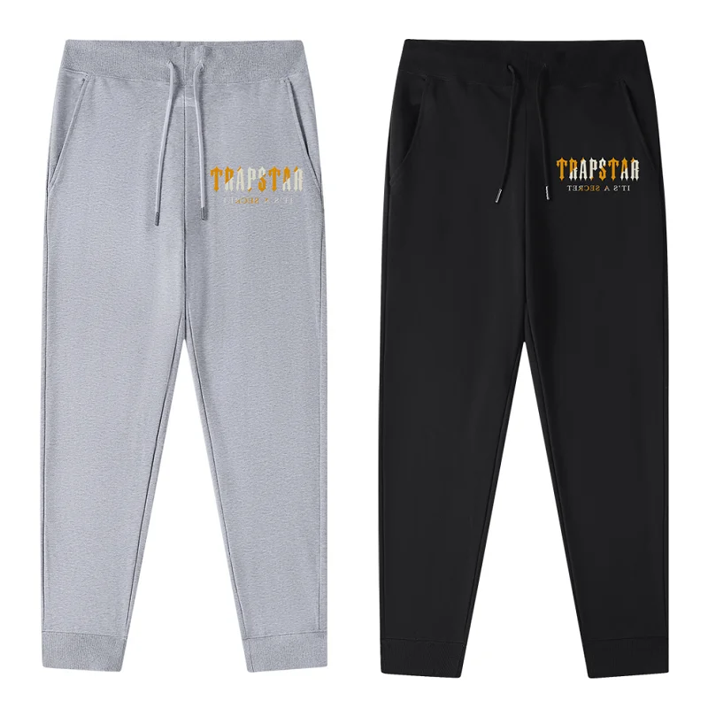 

Trendy Men's Letter Casual Elastic Waist Sweatpants Trapstar Outdoor Sports Pants WK737