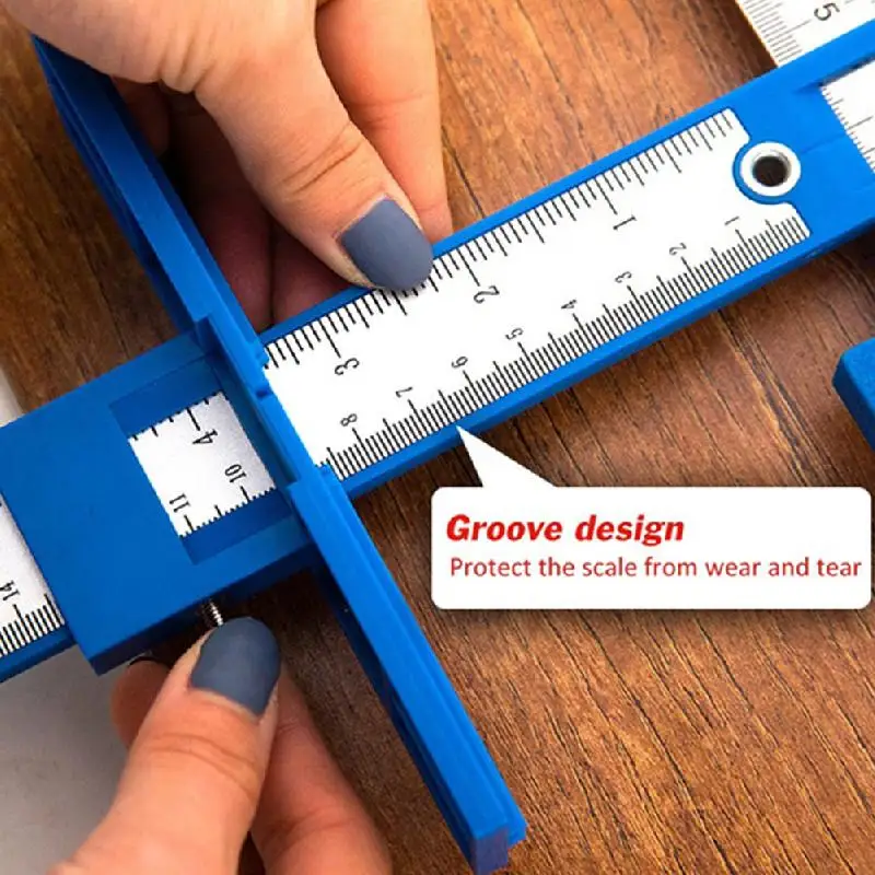 Инструмент для крепления фурнитуры шкафа - направляющая сверления дюбелей по