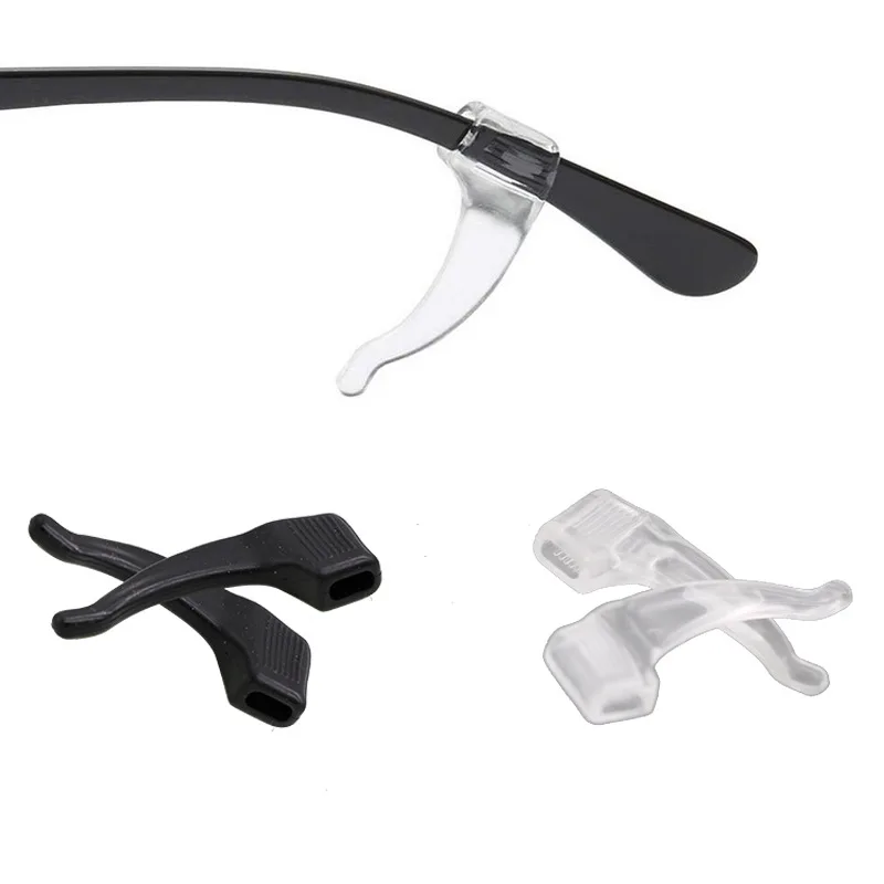 

Anti Slip Ear Hook Eyeglass Eyewear Accessories Eye Glasses Silicone Grip Temple Tip Holder Fashion Spectacle Eyeglasses Grip