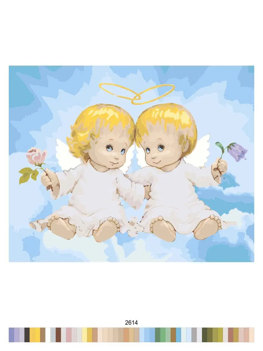 Картина по номерам на холсте с подрамником 40х50 см. Мир вселенная человек люди.