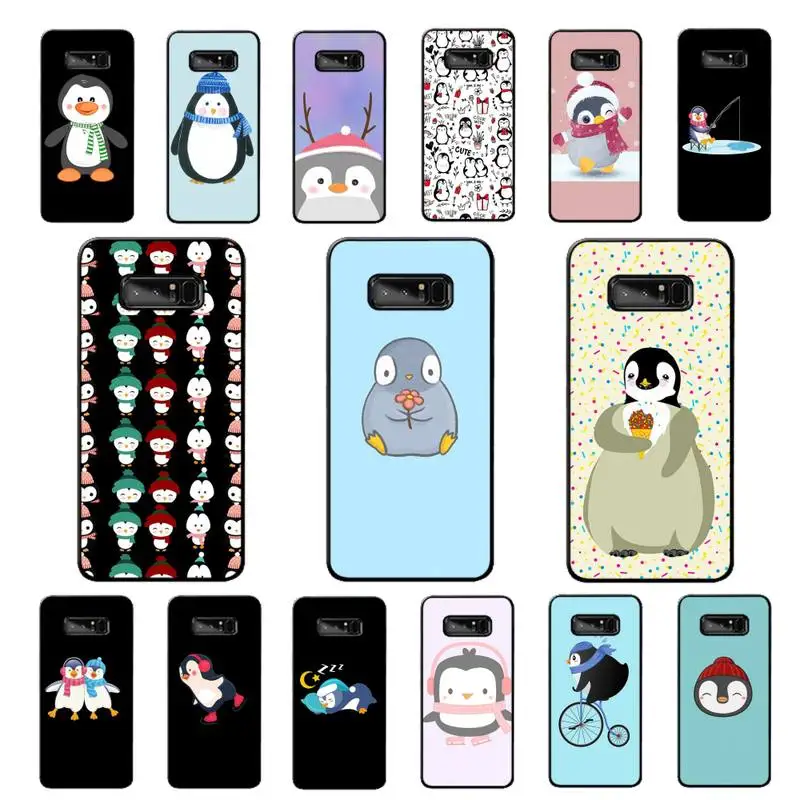 

MaiYaCa Cute Penguin Phone Case for Samsung Note 5 7 8 9 10 20 pro plus lite ultra A21 12 02