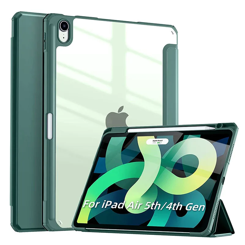 For iPad Air 4 Case  Air 5 Case 2020 iPad 10.2 9th 8th Generation Case funda iPad Pro 11 case 2020 2021 Mini6 with pen holder