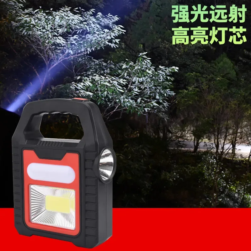 ZK50 Solar COB Camping Light USB Horse Lantern Searchlight Camp Light Flood Light Small Hanging Light Portable Light