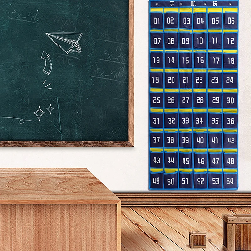 Чехол для мобильного телефона 18 24 30/36 48 54/60 карманов классная комната стен пакет