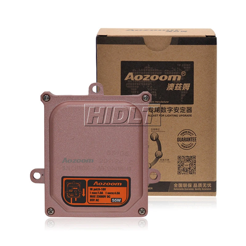 HIDLT AC 55 Вт Быстрый старт Canbus балласт Aozoom HID комплект ксеноновых передних фар 12 В H1 H7