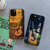 music instrument guitar piano phone case for iphone 12 11 13 7 8 6 s plus x xs xr pro max mini shell