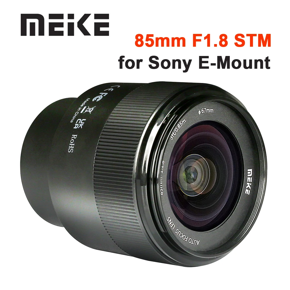 

Meike 85mm F1.8 STM Large Aperture Portrait Lens Full Frame For Sony E Mount Camera A7R A74 A7R4 A7C A7III A7RII A7RIII A7SII A9
