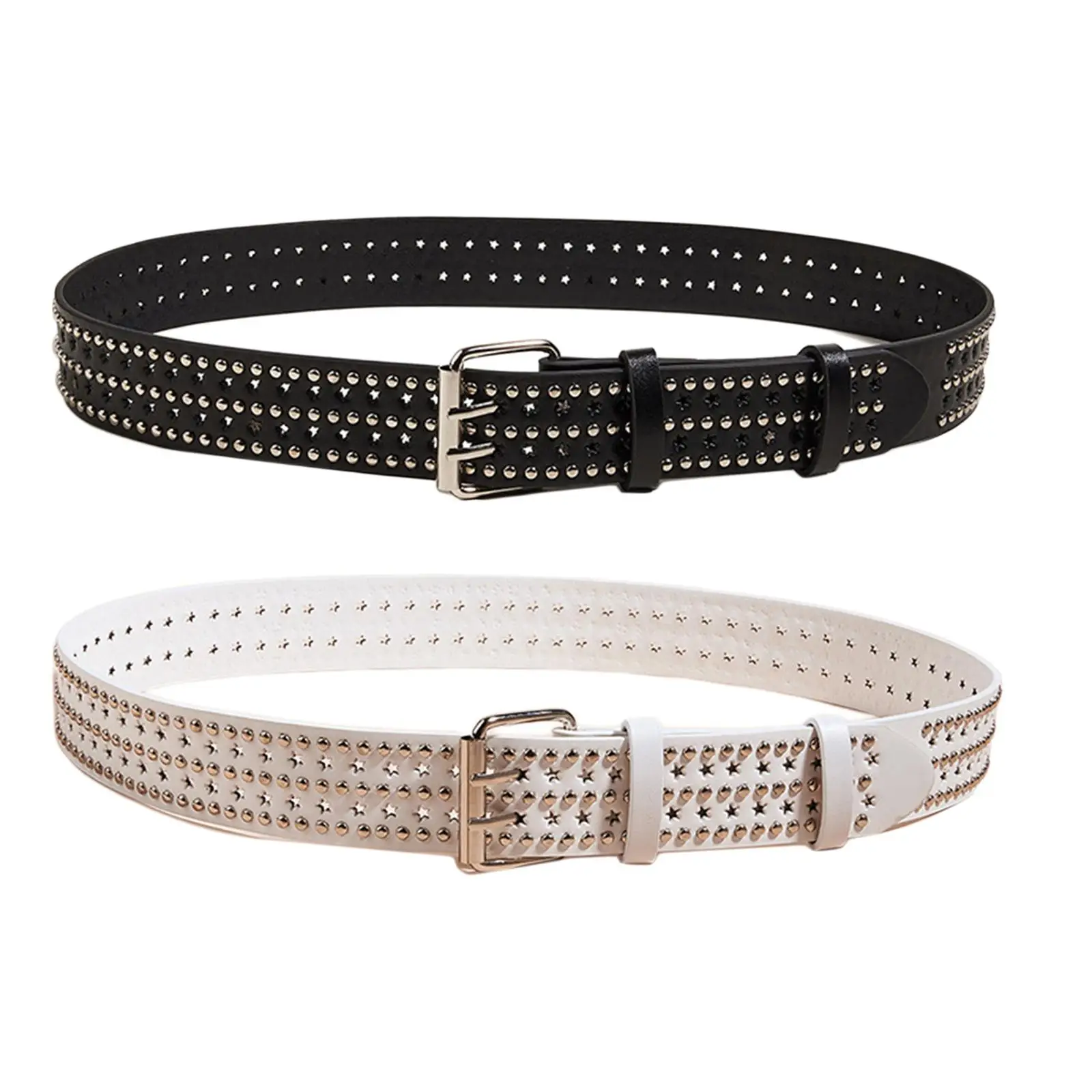 

Ремень из искусственной кожи с заклепками для мужчин и девочек