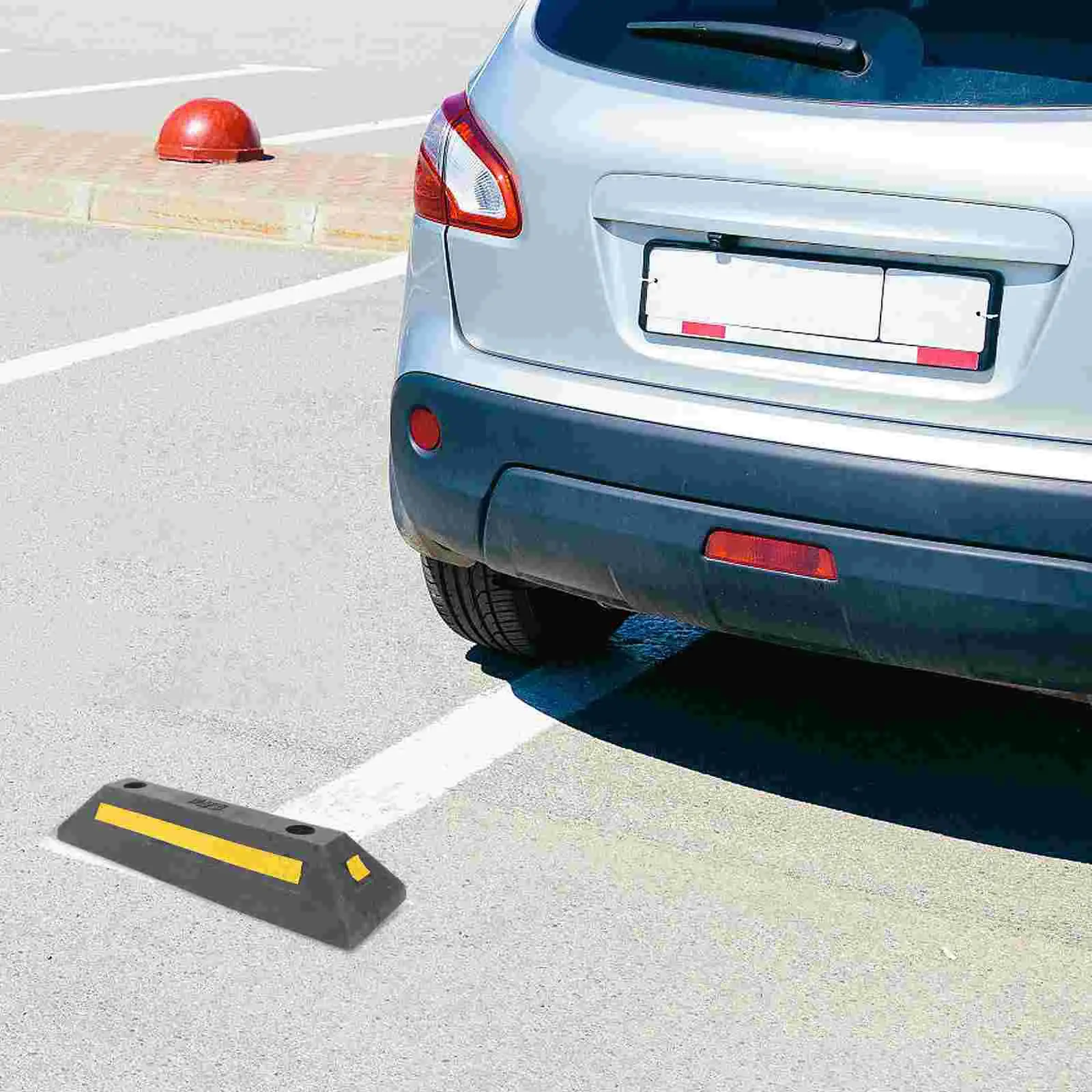 

Stopper Parking Garage Car Wheel Lot Stop Stoppers Rubber Driveway Vehicles Automotive Stops Block Truck Accessories Gadgets
