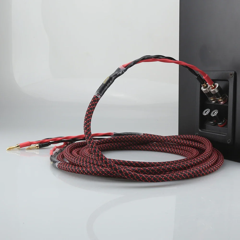 Аудиокраст HIFI акустический кабель 1 пара OFC аудиокабель HI-FI высококачественный