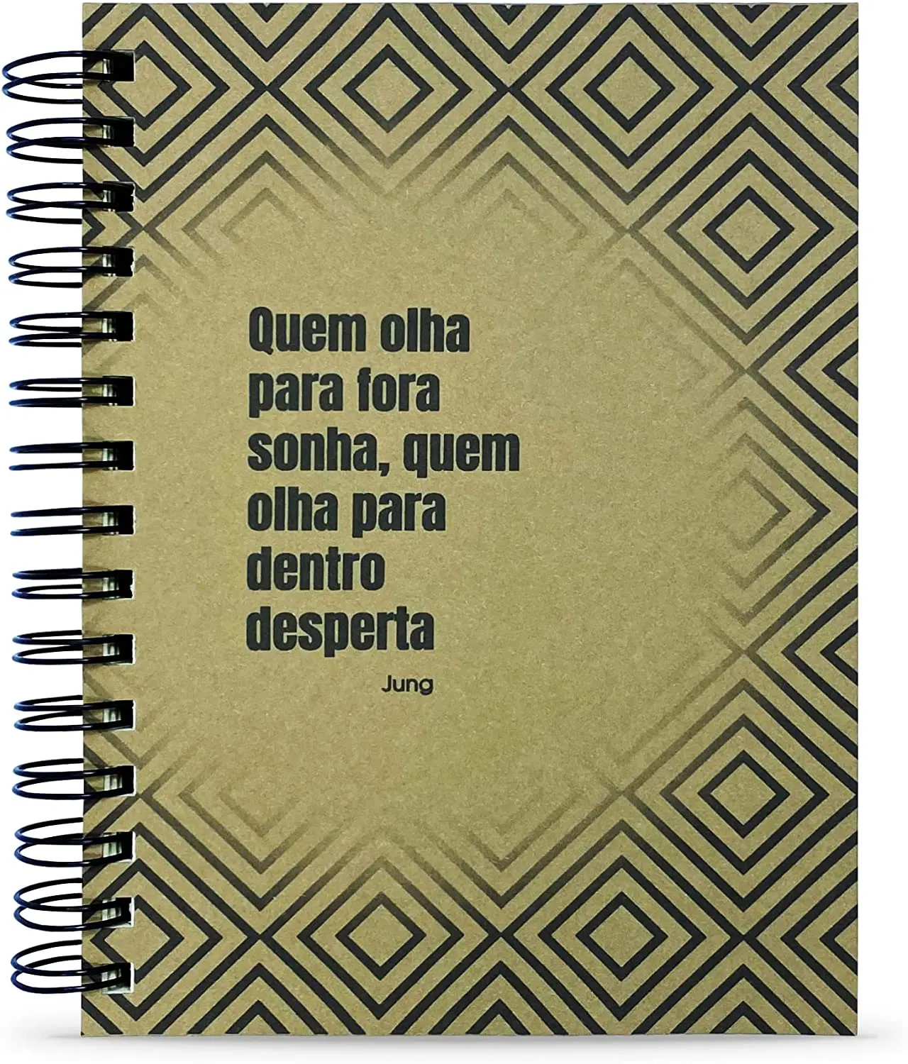 

Caderno Jung "Quem Olha Para Dentro" 125 Fls. Tam. A5