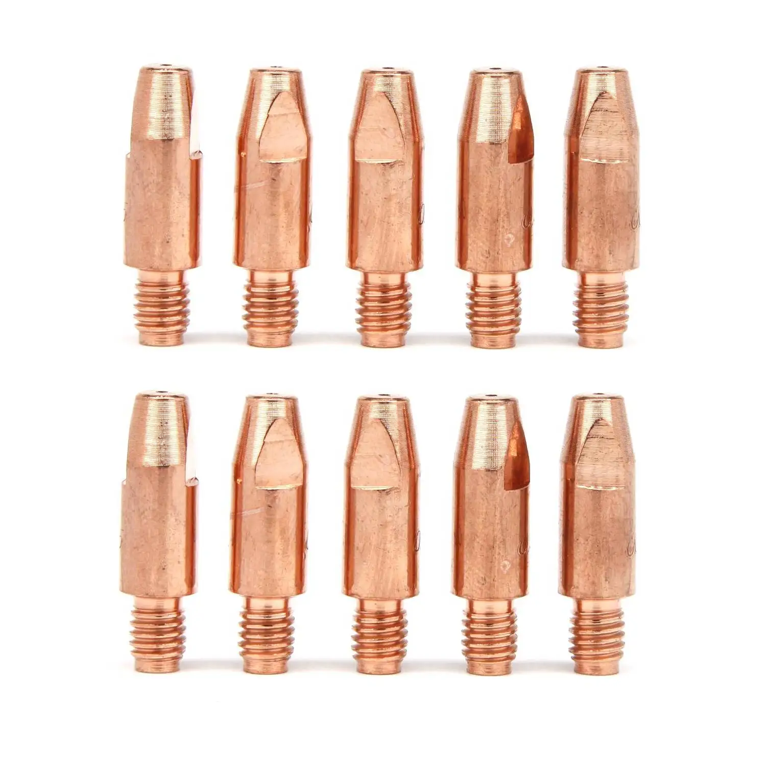 0.8 0.9 1.0 1.2 M6x28 Metric M6 Thread Length 28mm Nozzle Contact Tip TB 25 TB25 MB25 25AK MB24 24KD Mig Gun Welding Torch Part