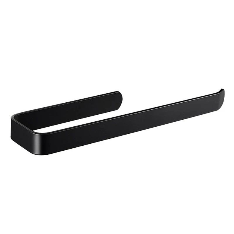 

Paper Towel Holder Under Cabinet - Self Adhesive Paper Towel Holder & Wall Mounted Black Paper Towel Rack For Kitchen