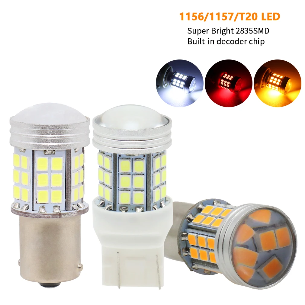 

2pc 1156 BA15S BAU15S LED 1157 BAY15D P21W PY21W Led Bulb P21/5W BAZ15D T20 7440 W21W 7443 W21/5W T25 3156 3157 P27/7W Led Lamp