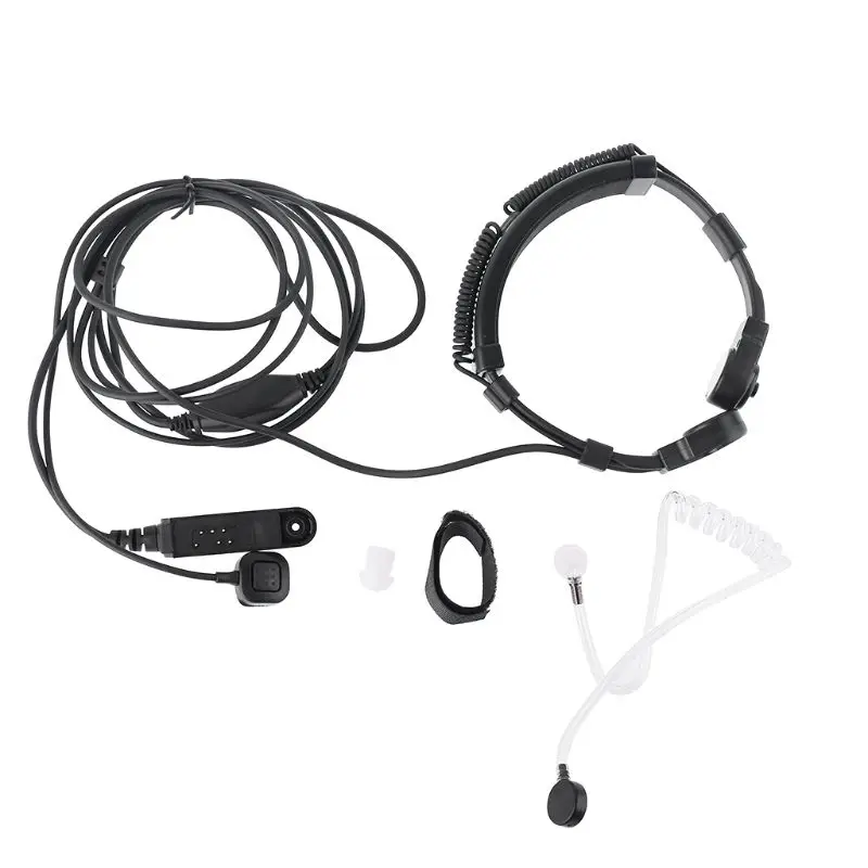 

Radio Baofeng UV-9R Plus BF-9700 BF-A58 Telescopic Throat Vibration Mic Earpiece Headset for UV-XR UV9R GT-3WP Walkie Talki