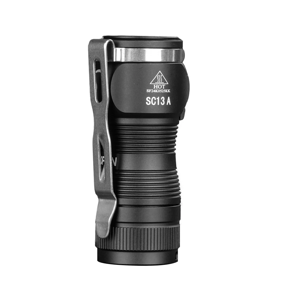 Фото Sofirn Mini SC13A Anduril Мощный фонарик 519A LED 1300 лм 18350 Перезаряжаемый светодиодный фонарь 95 High CRI с магнитом №4