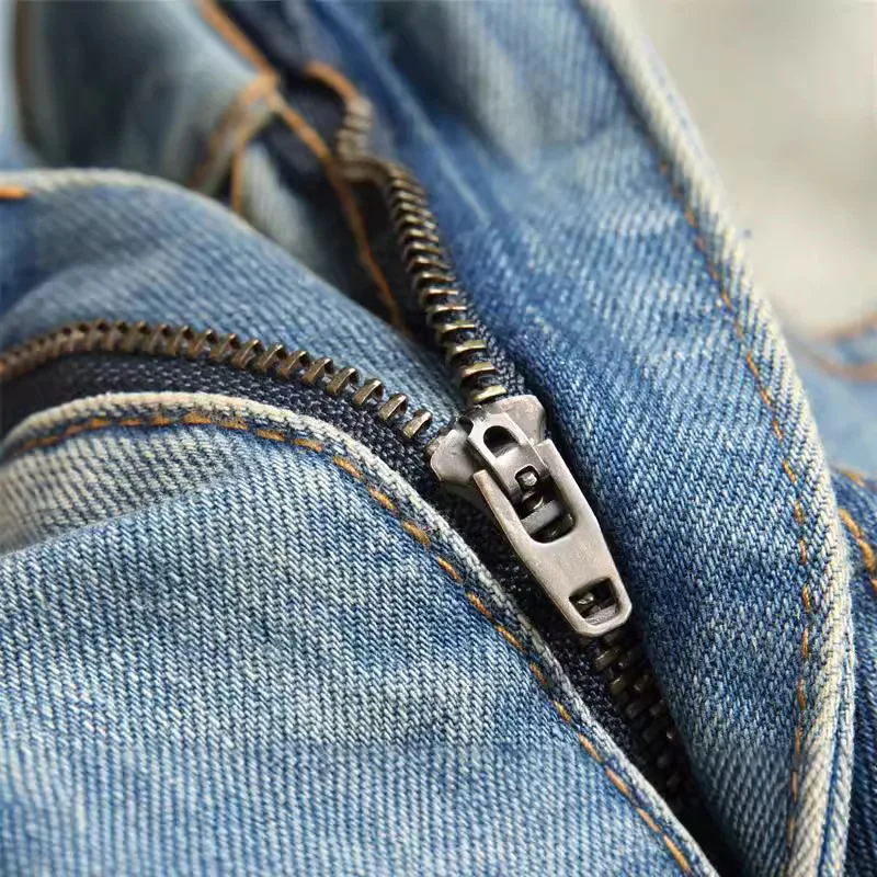 Джинсовые шорты-карго мужские с карманами Модные Винтажные брюки из потертого