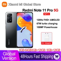 Global Version Xiaomi Redmi Note Pro 6GB RAM 64GB ROM 8GB RAM 128GB ROM Mobile Phone 108MP Camera Snapdragon 695 120Hz