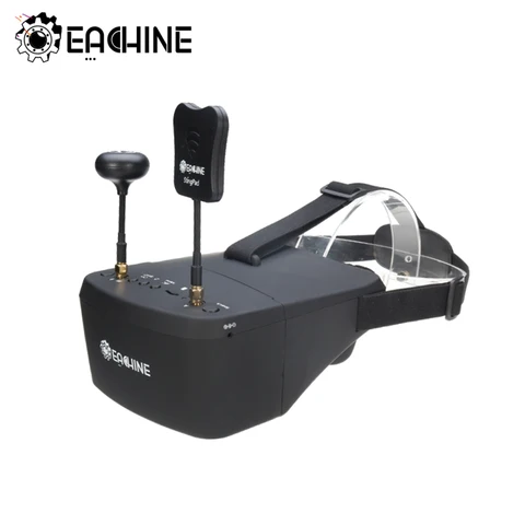 Eachine EV800D 5,8G 40CH 5 дюймов 800*480 видео гарнитура HD DVR разнообразие FPV очки с батареей для RC модели