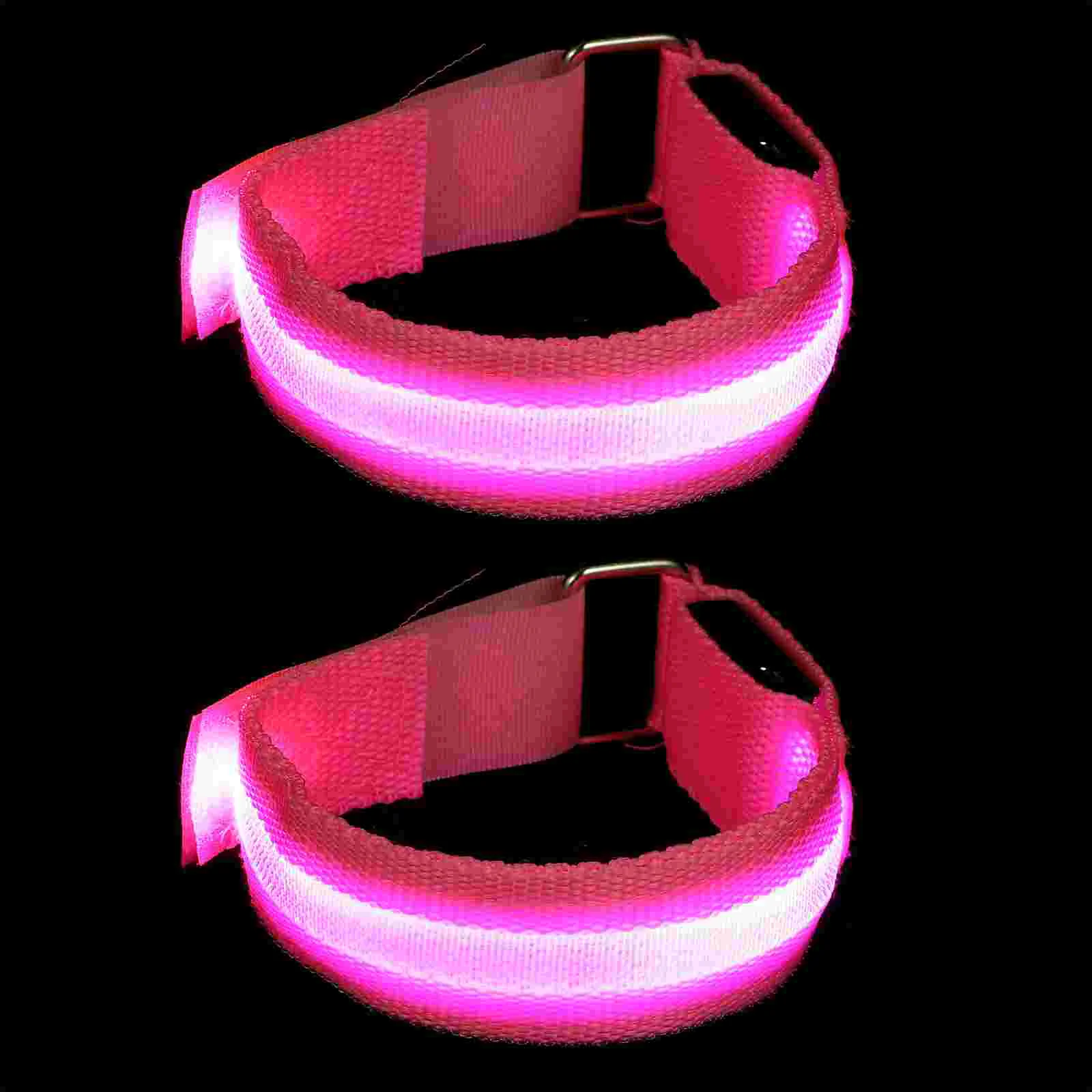 

Wristbands Running Luminous Led Glowing Armbands Lightbracelets Night Straps Bands Forsafety