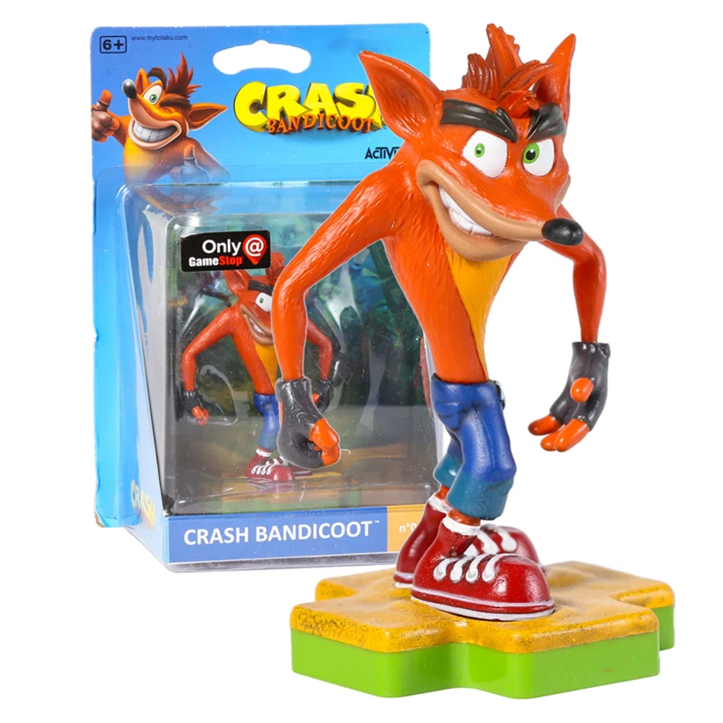 

10cm Crash Bandicoot NO.3 Figure PVC Collection Model Toys Brinquedos