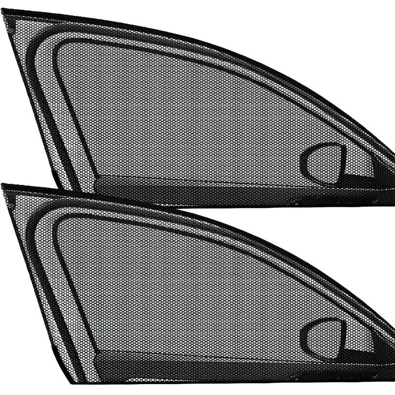 

2PCS Car Window Screen Door Covers Front Rear Side Window Shade UV Sunshine Protection cover Mesh Car Mosquito Net For Baby Camp