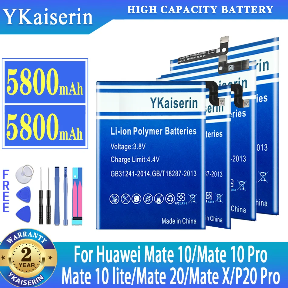 

HB436486ECW аккумулятор большой емкости для Huawei Mate 10/ 10 Pro /10 Lite Mate X ALP-AL00 P20 Pro/ Honor V20 Аккумулятор Akku 5800 мач