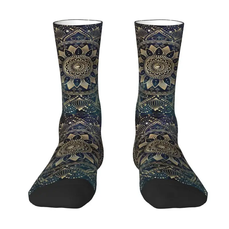 Unisex Comfortable Warm 3d Printed Boho Crew Socks