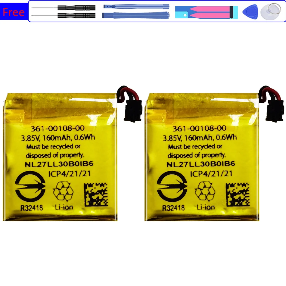 

160mAh Battery 361-00108-00 For GARMIN ViVOACTIVE 3