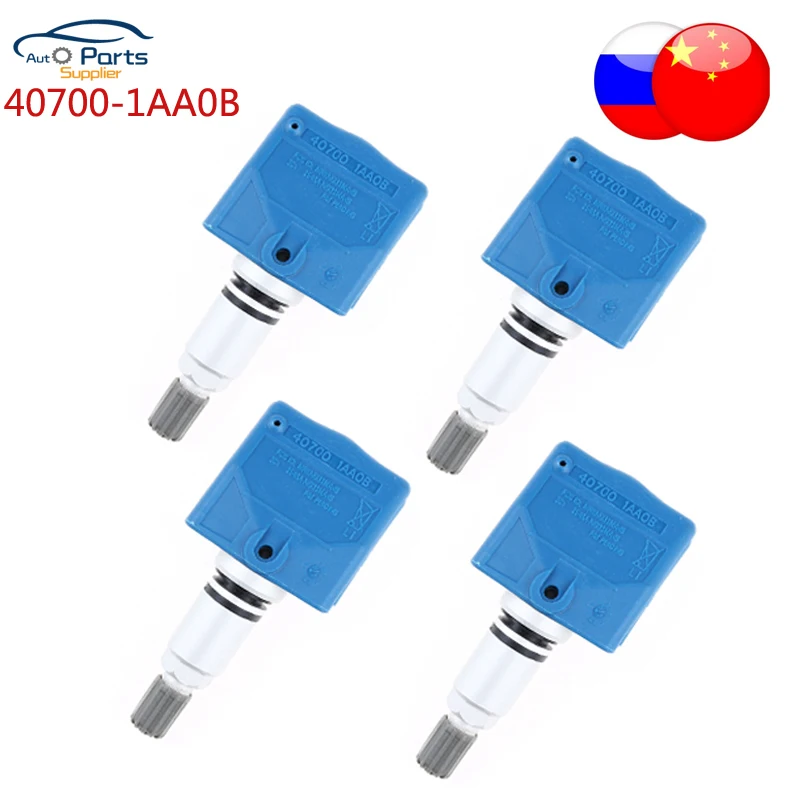 Датчик давления в шинах 4 шт. 40700-1AA0B 315 МГц TPMS для Nissan Infiniti M35 M45 Q45 FX35 FX45 40700-CD001 40700-CD011 407001AA0B