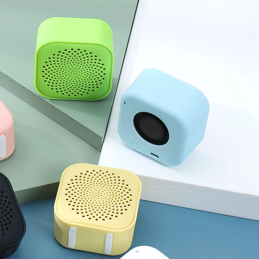 

Outdoor Wireless Speaker Small Size Mini Speakers Cute Desktop Subwoofer 3D Stereo Music Portable Home Wireless Sound Box