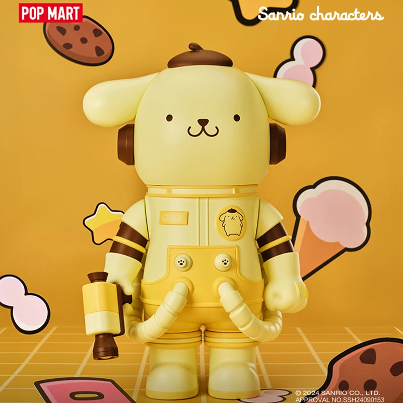 Фото POPMART MEGA SPACE MOLLY 400% персонажи Sanrio, серия слепая коробка, сумка для догадок, оригинальные игрушки, кукла, милые аниме-фигурки, украшения, подарок №4