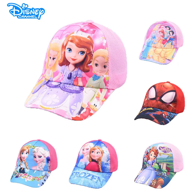 Бейсболка Холодное сердце Disney мультяшная сетчатая шляпа от солнца модная