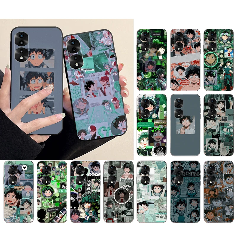 

Phone Case for Huawei Honor X9 X8 X7 X6 70 50 60 Pro 10X 20 Lite 8A 8S 8X 9X 9A 9S 10i Midoriya izuku My Hero Academia Funda