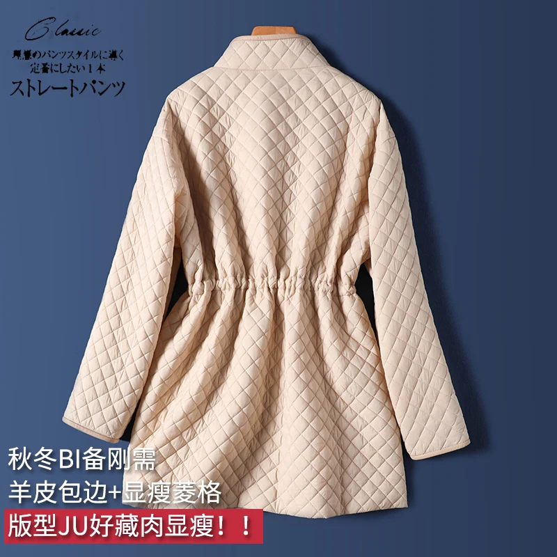 Luxury High Quality Slim Women Jackets Winter Coat Jacket Patchwork Sheepskin Thin Coats  Casacos Femininos Inverno 2022