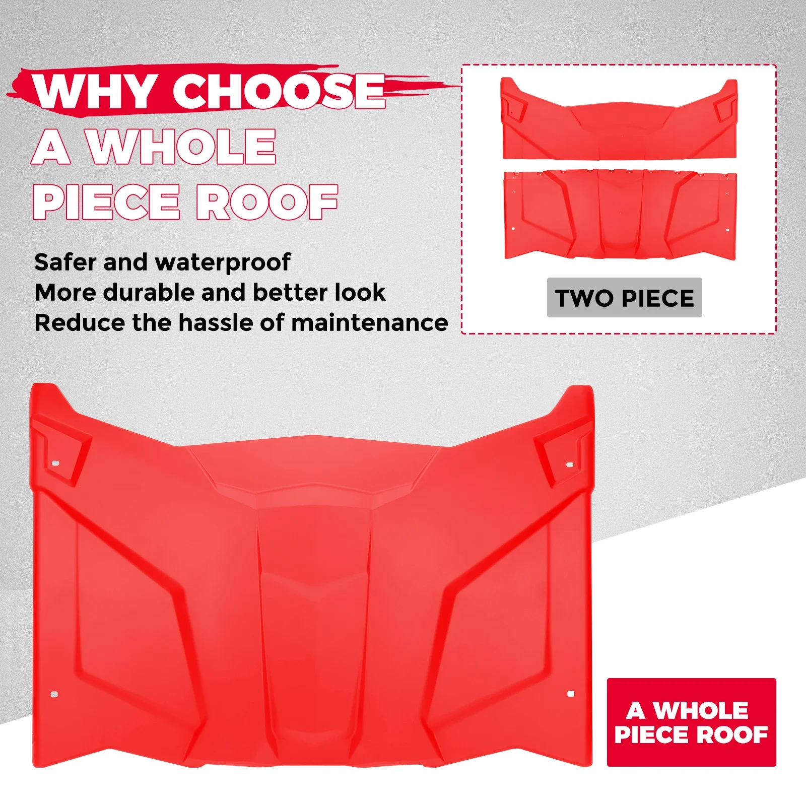 Для Can-am Maverick X3 R RR 4x4 баланса качества XDS XRC XRS DS RS Turbo DPS 900 HO 2017-2024 2 двери 715002902 UTV Red Roof