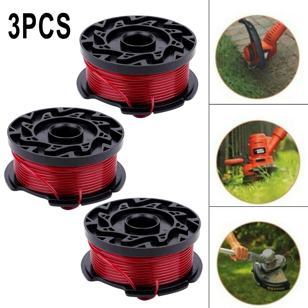

3pcs Grass Rope Mowing Line Strimmer Spool Line For Reflex Strimmer Trimmer Weeder Spool Trimmer Spool Replace Parts