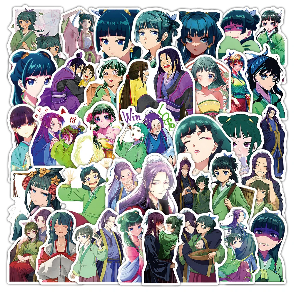 10/30/53 шт Maomao Аниме Дневники Аптекаря Наклейки Милые мультяшные наклейки