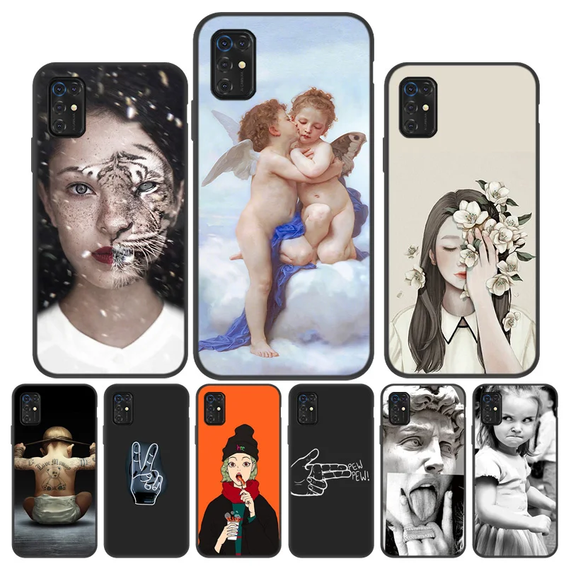 

Fashion Girl Phone Case For ZTE Blade A31 Plus Axon 11 SE 30 5G A 31 Blade A7S 2020 V2020 20 Smart V30 Vita V2022 Cases Cover