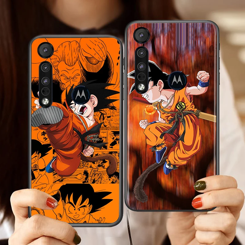 cartoon goku dragon ball for motorola moto g g60 g60s g50 g40 g9 g10 e7i e6s power edge 20 e20 2021 x3 s pro black phone case free global shipping