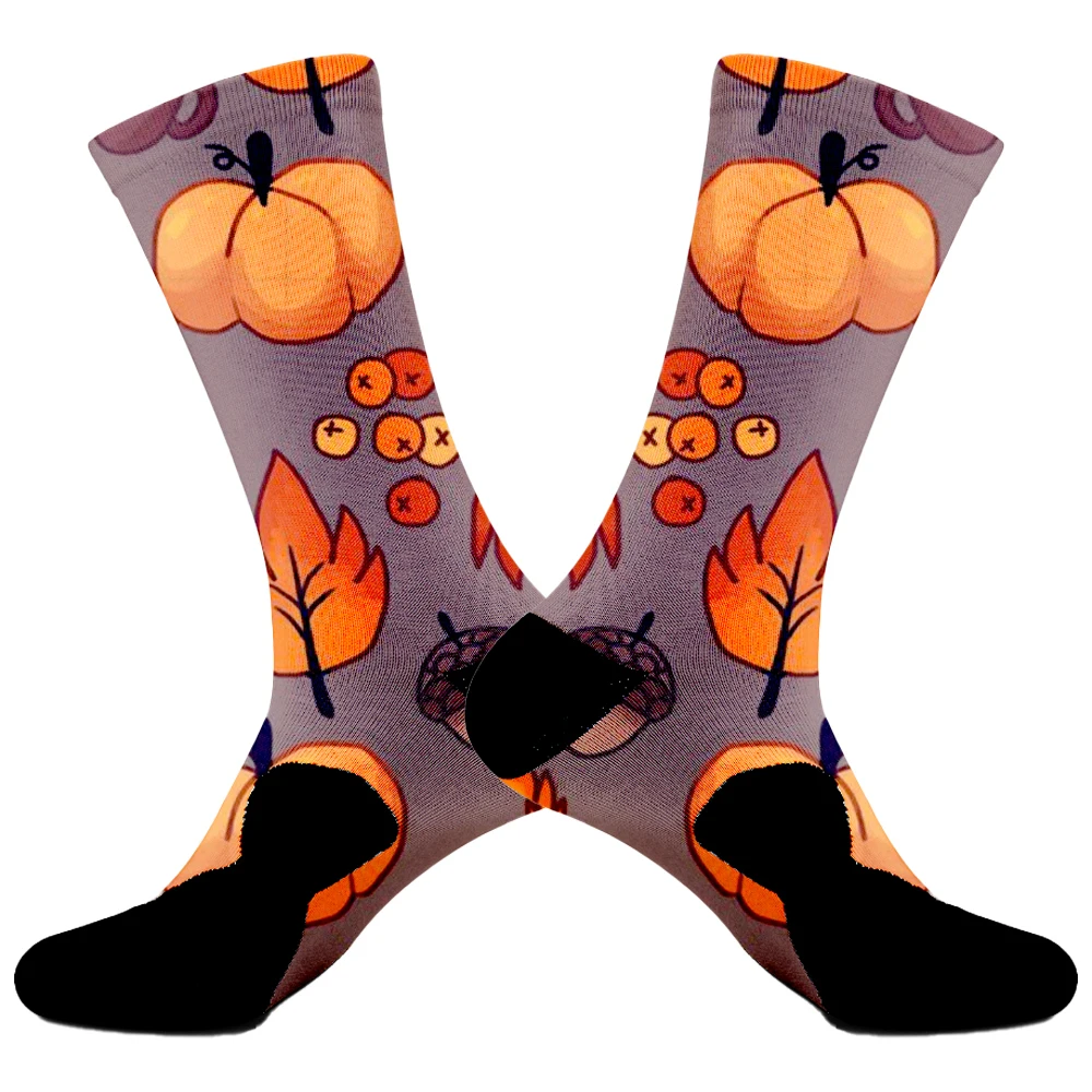 Новинка 2024 осенние женские и мужские носки в стиле Харадзюку индивидуальные для