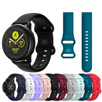 22mm20mm strap for samsung galaxy watch 44 classic46mm42mm3 silicone smartwatch bracelet gear s3 active 2 40mm 44mm band