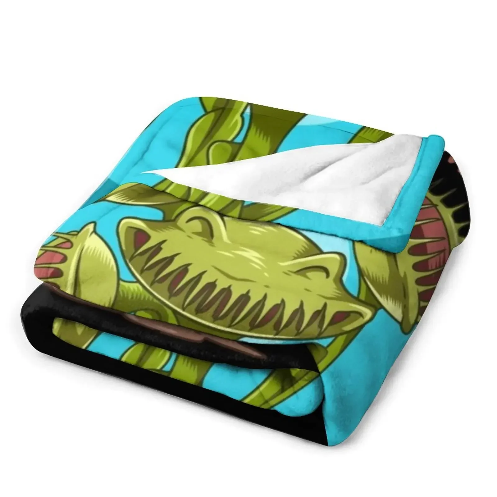 Feed Me Dionaea для любителей растений и ростеров. Тонкое роскошное одеяло.