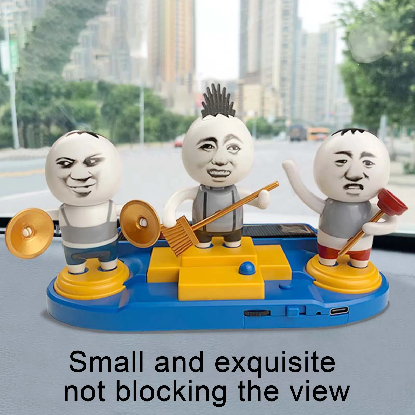 

Подвижная Симпатичная Фигурка из смолы, орнамент, экшн-статуи, украшение для салона автомобиля, приборной панели, домашний декор, подарки