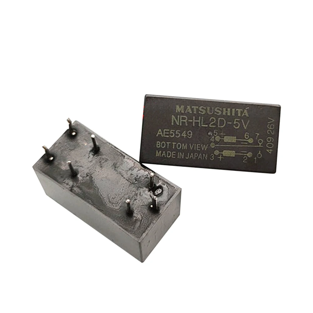 

Новое реле NR-HL2D-5V MATSUSHITA AE5549 dc5v 5vdc7Pin (хорошее качество)