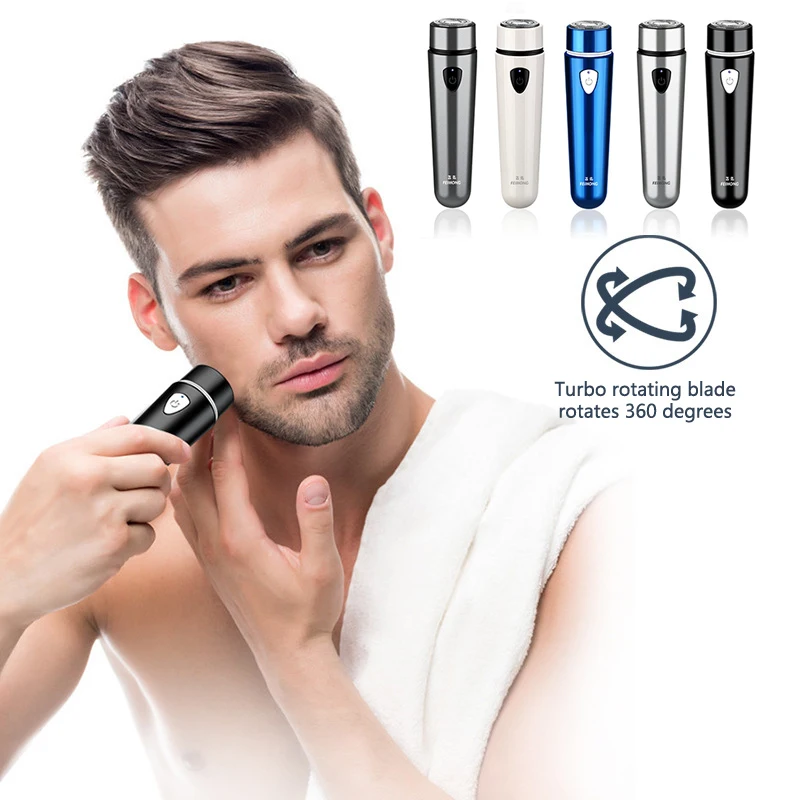 

Mini Electric Shaver Men Portable Beard Razor USB Charging Women Face Body Razor